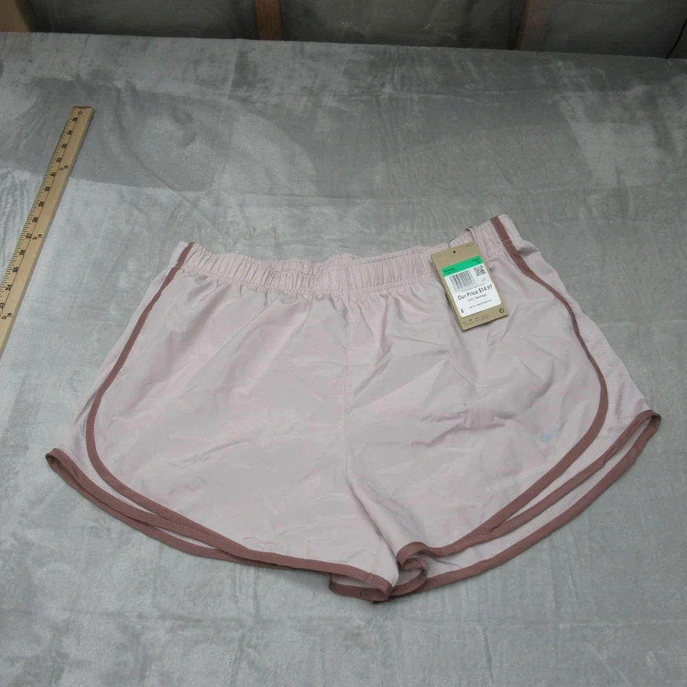 Nike Shorts Womens‎ XL Pink Dri-FIT Tempo Brief-Lined Running Active $52 NEW